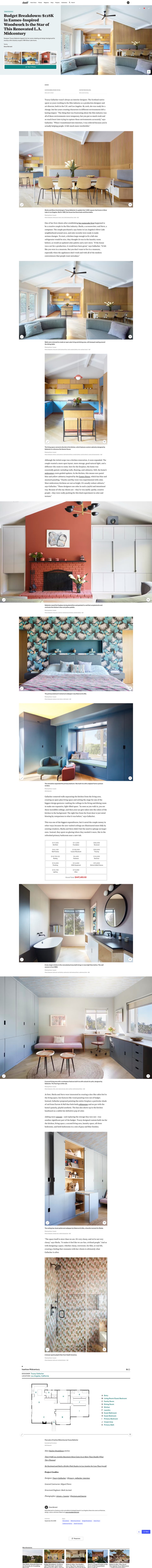 The Ivanhoe Mid-Century renovation by Tracey Gallacher, as featured in Dwell magazine
