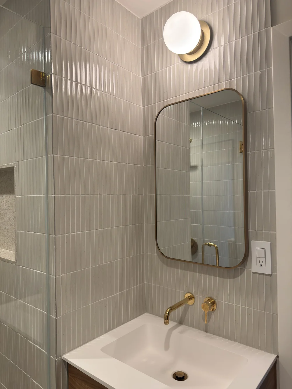 Montecito Heights Modern, modern bathroom renovation by interior designer Tracey Gallacher (view 3 of 6)