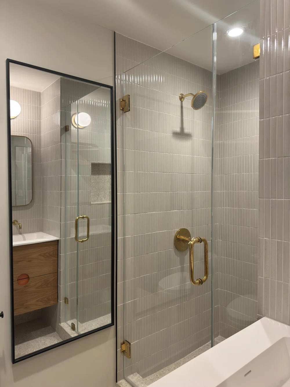 Montecito Heights Modern, modern bathroom renovation by interior designer Tracey Gallacher (view 6 of 6)