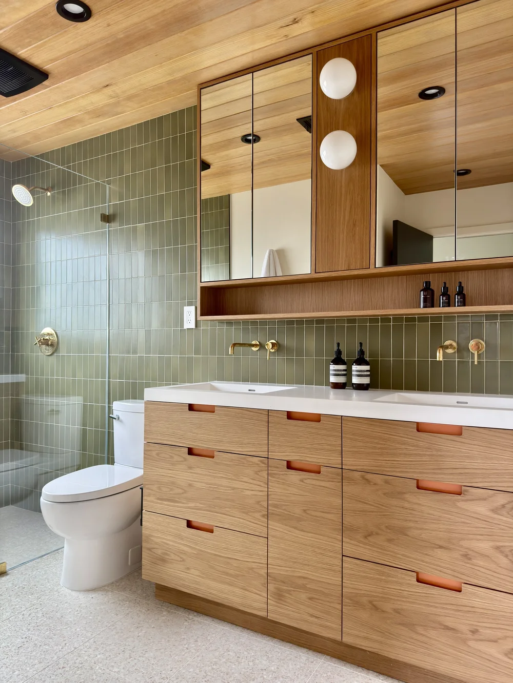 Montecito Heights Modern, modern bathroom renovation by interior designer Tracey Gallacher (view 2 of 6)